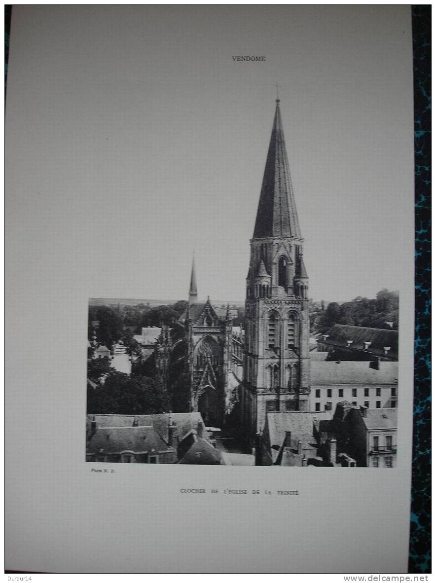 Librairie De L´Architecture Et Des Arts 1931  /  Clocher De L'Église De La Trinité... VENDOME (  Loir-et-Cher ) - Arquitectura