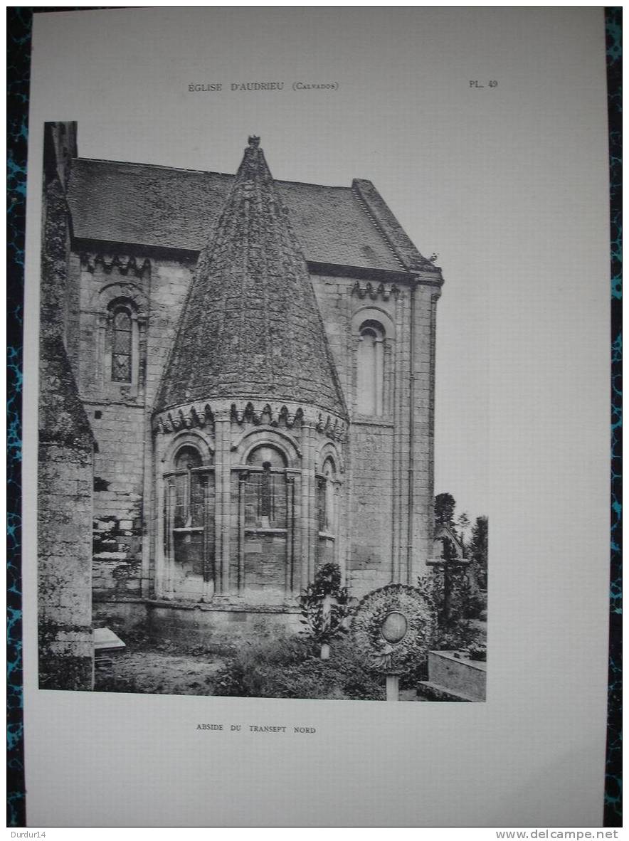 Librairie De L´Architecture Et Des Arts 1931  /  Église D'AUDRIEU (  Calvados ) - Architektur