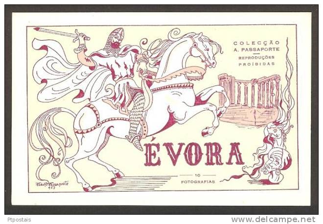 EVORA (Portugal) - Desenho De Rudolfo Passaporte - Evora