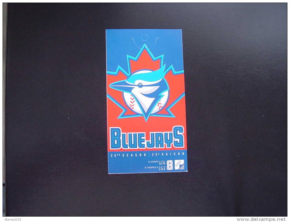 CANADA,  2001,  BOOKLET # 241 TORONTO BLUE JAYS, MNH** (1033200) - Carnets Complets