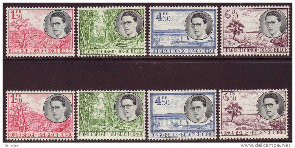 Congo Belge - COB 329 à 336 ** (MNH) - Unused Stamps