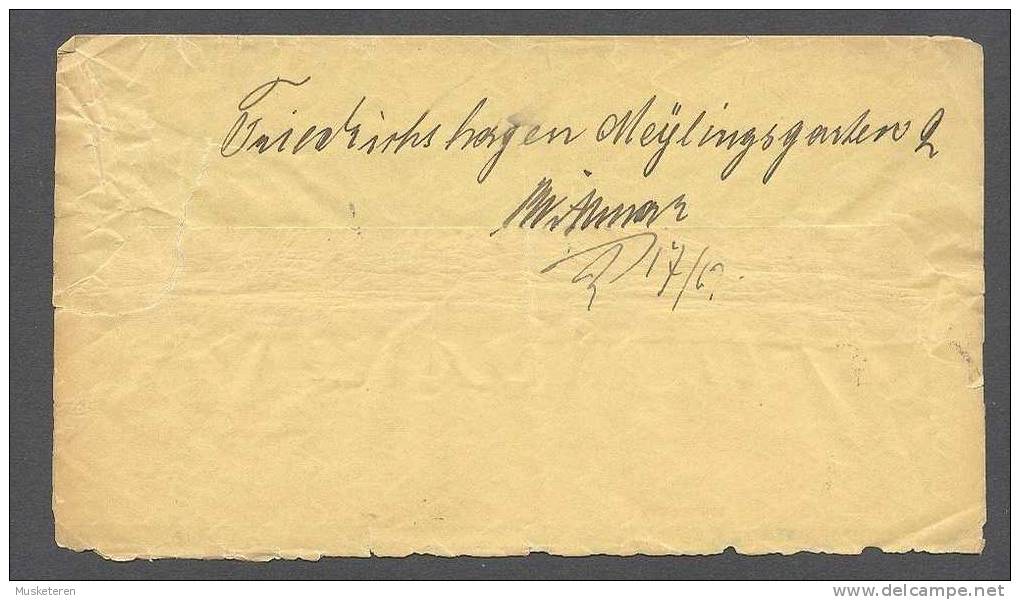 Bayern Postal Stationery Ganzsache Entier Streifband 3 Pf. Waffen Arms Deluxe Cancel NEUSTADT 1896 To Berlin (2 Scans) - Postal  Stationery