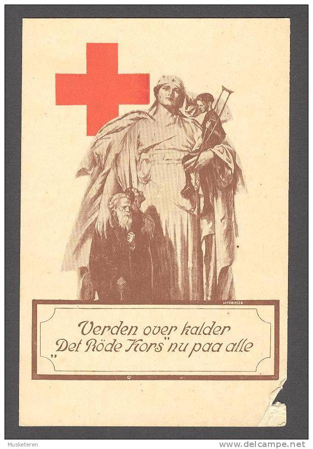 Denmark PPC Red Cross Rotes Kreutz Croix Rouge : Verden Over Kalder "Det Røde Kors" Nu Paa Alle SCARCE !! - Croix-Rouge