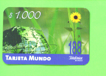 CHILE - Remote Phonecard As Scan - Chile