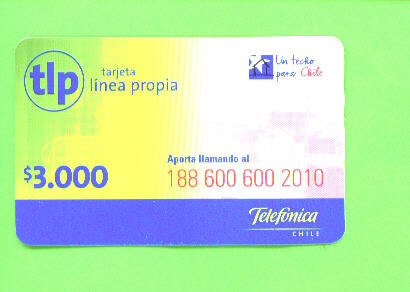 CHILE - Remote Phonecard As Scan - Chile