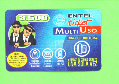 CHILE - Remote Phonecard As Scan - Cile