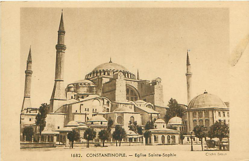 CONSTANTINOPLE - Eglise Sainte-Sophie (Clichés Braun, N° 1682) - Turquie