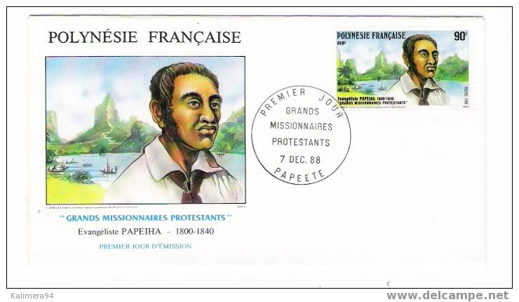 POLYNESIE FRANCAISE ( PAPEETE, TAHITI ) / GRANDS MISSIONNAIRES PROTESTANTS / EVANGELISTE PAPEIHA ( 1800 - 1840 ) - Tahiti