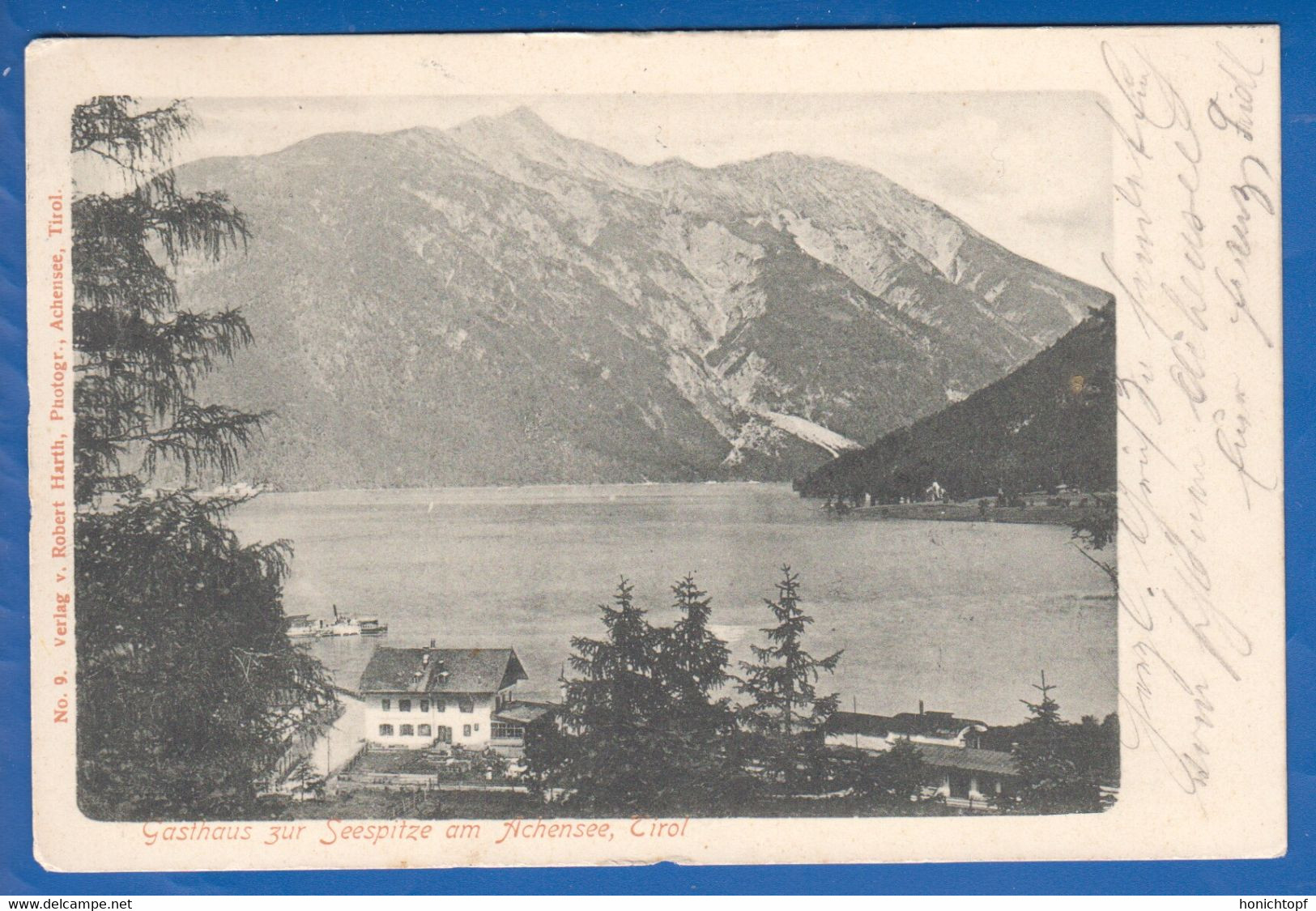 Österreich; Achensee; Gasthaus Zur Seespitze; 1902 - Achenseeorte