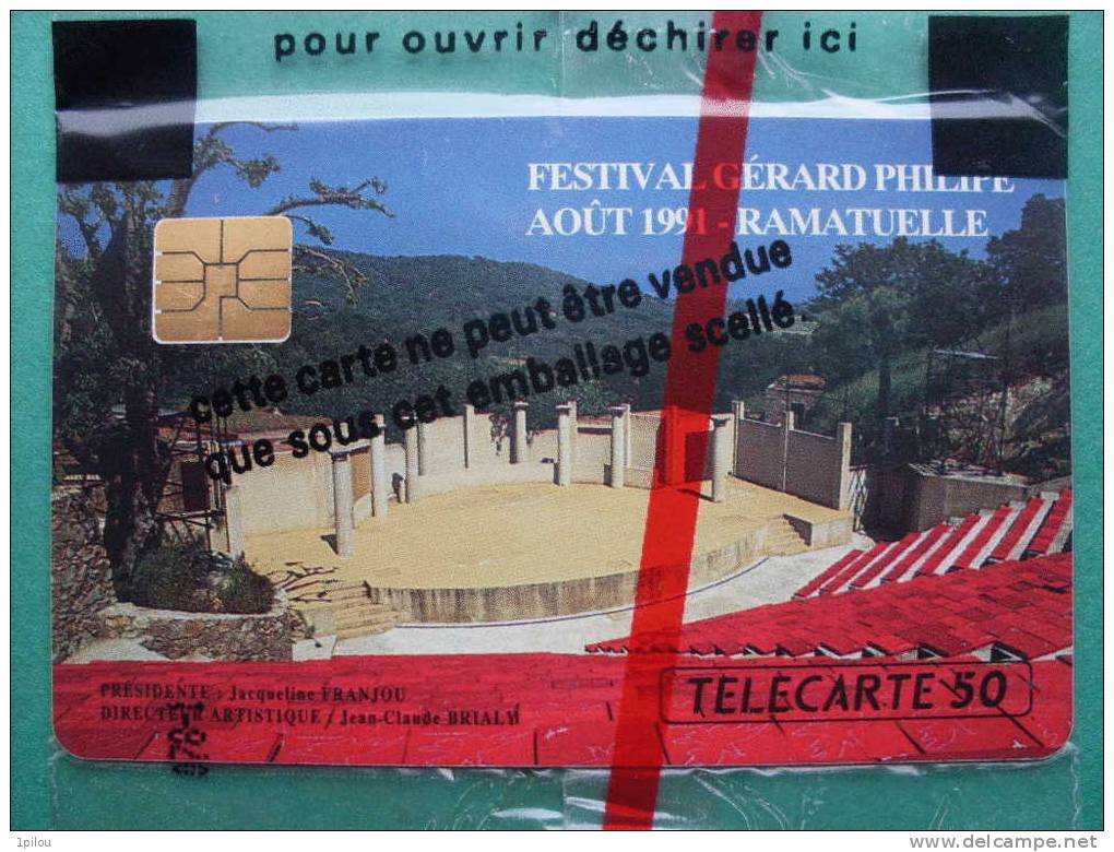 En 123 Neuve S/B.  FESTIVAL GERARD PHILIPPE. Ramatuelle 1991. - 50 Einheiten