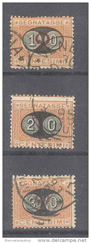 ITALY - 1890/91 OVERPRINTS - V2603 - Oblitérés