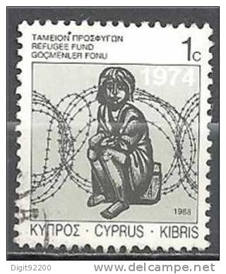 1 W Valeur Oblitérée, Used - CHYPRE - CYPRUS * 1988 - YT 702 - N° 1063-7 - Used Stamps