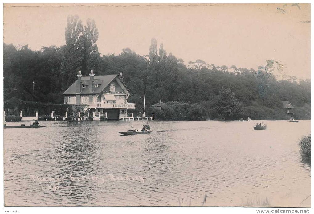 READING Thames Scenery - Carte Photo Ayant Voyagé En 1916 - Reading