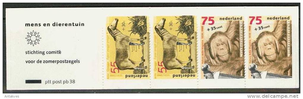 Netherlands Nederland 1988 Fauna Booklet Of 4 MNH - Cuadernillos