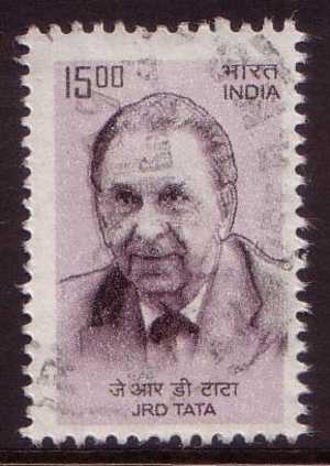 2009 -  India Builders Of Modern Definitives 15r JRD TATA Stamp FU - Gebraucht