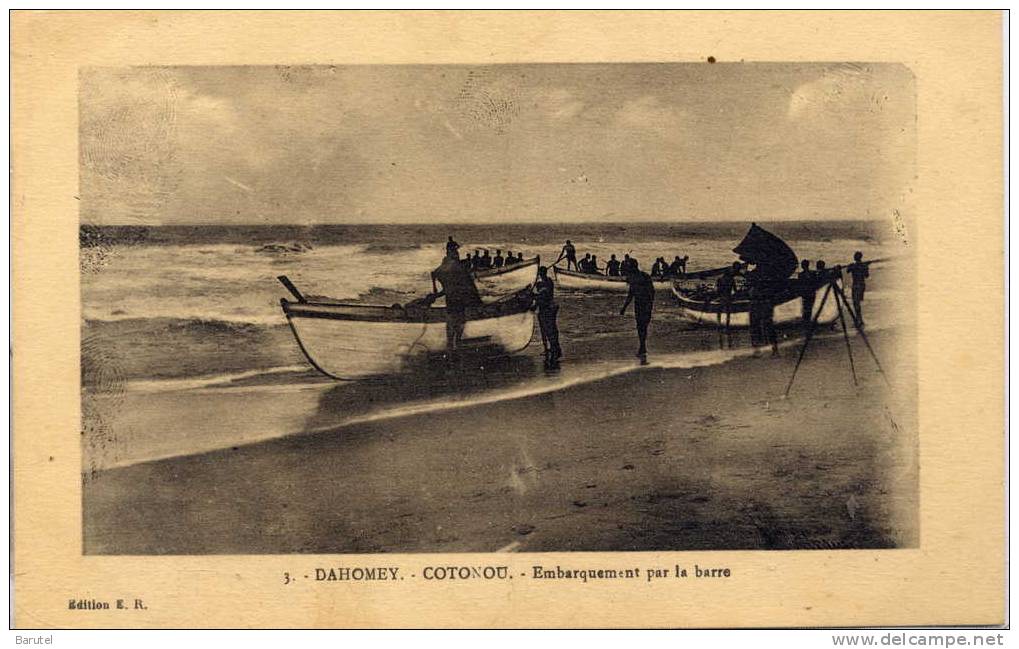 COTONOU (Dahomey) [Bénin] - La Rade Et Le Prolongement Du Wharf - Benín