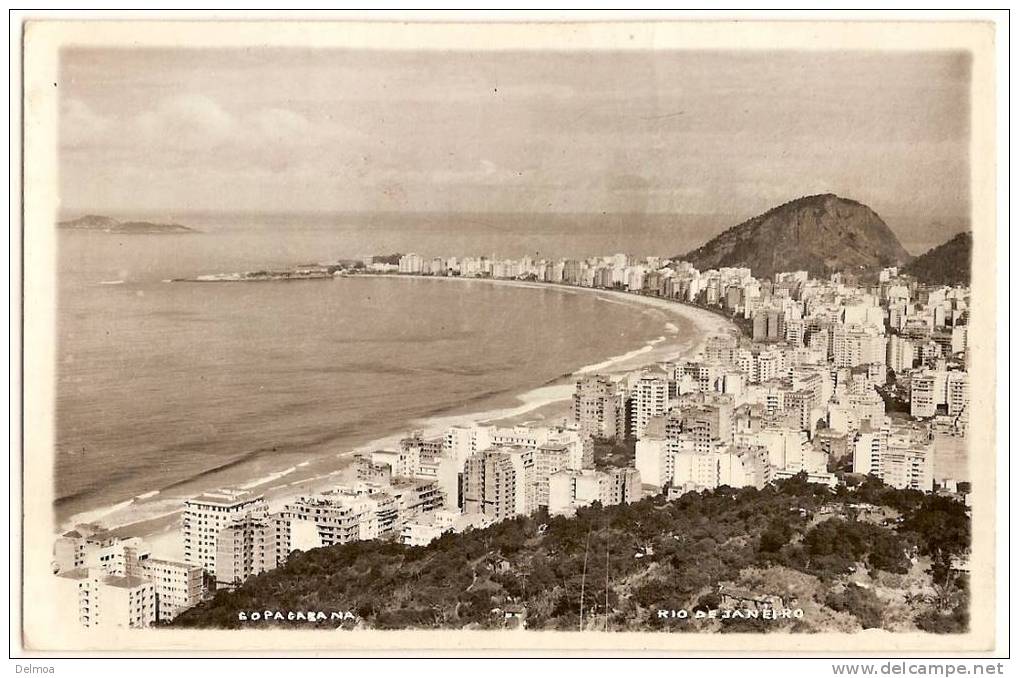 243 BRESIL RPPC Rio De Janeiro Copacabana - Copacabana