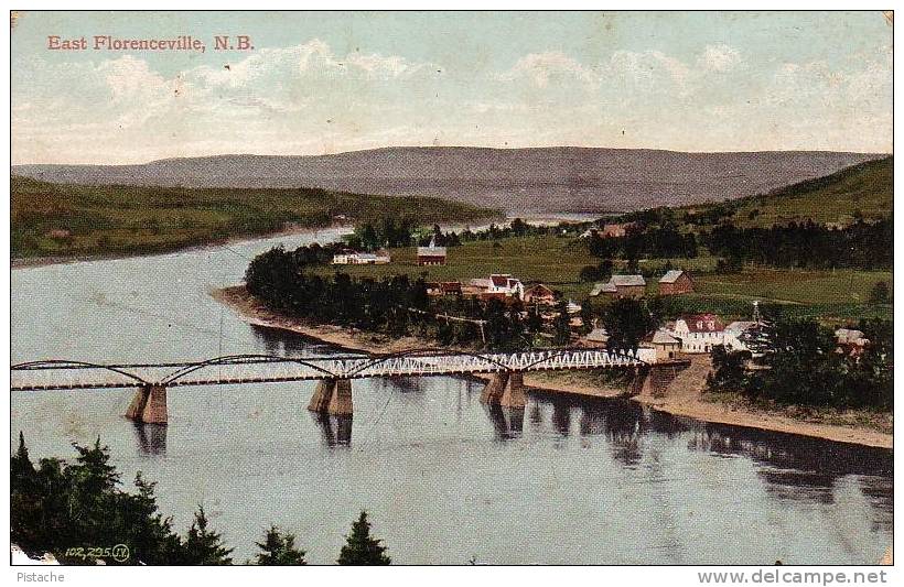 Nouveau Brunswick New - East Florenceville - Bridge Pont  - État : Voir Les 2 Scans - Autres & Non Classés