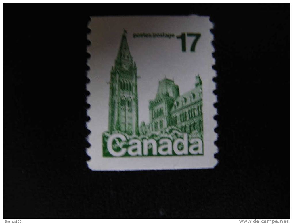 CANADA, 1979, SCOTT # 806, PARLIAMENT BUILDING TAGGED, MNH**, (043706) - Neufs