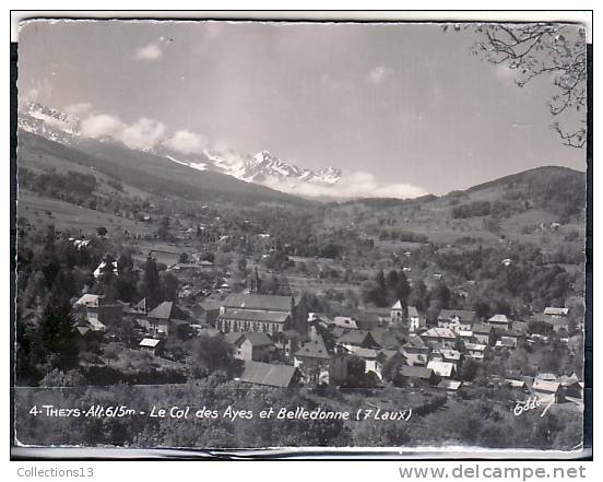 ISERE - Theys - Le Col Des Ayes Et Belledonne - Theys