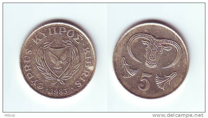 Cyprus 5 Cents 1983 - Cyprus