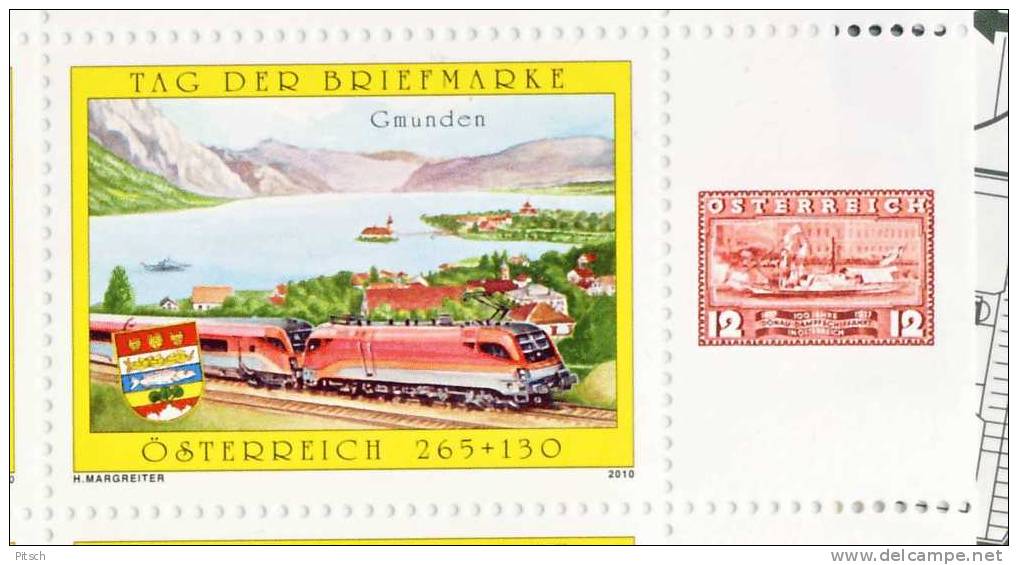 Tag Der Briefmarke 2010 - Gmunden, Railway, Train, Zug, - Ongebruikt