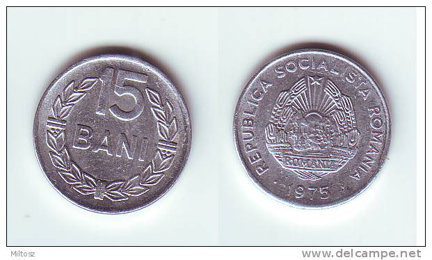 Romania 15 Bani 1975 - Rumania