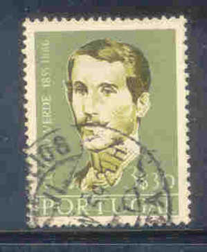! ! Portugal - 1957 Cesario Verde - Af. 832 - Used - Used Stamps