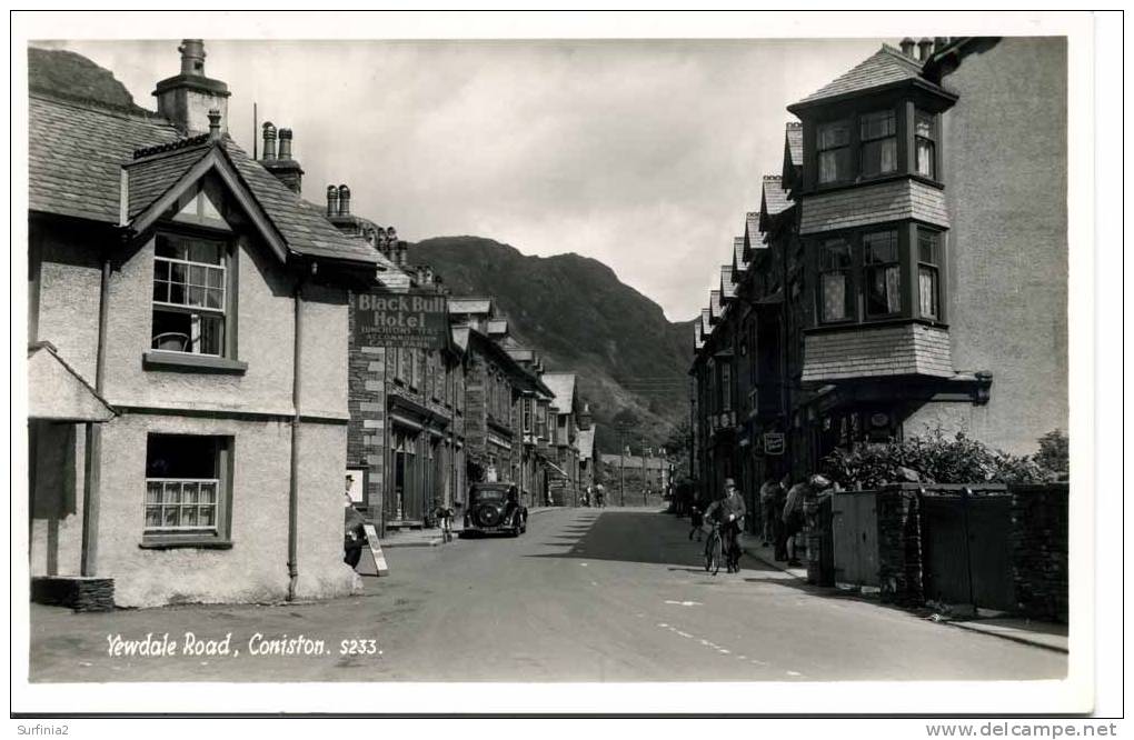 CUMBRIA - CONISTON - YEWDALE ROAD - ANIMATED RP  Cu12 - Other & Unclassified