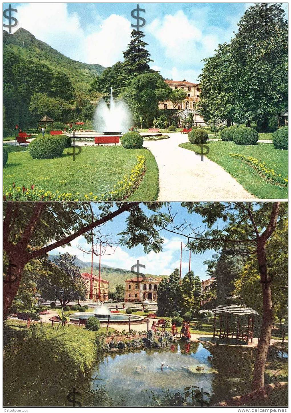 VITTORIO VENETO : Lot 6 X Cp : Giardini Pubblici E Stazione Plazza Del Popolo - Altri & Non Classificati