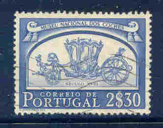 Portugal - 1952 Carriages - Af. 748 - Used - Used Stamps