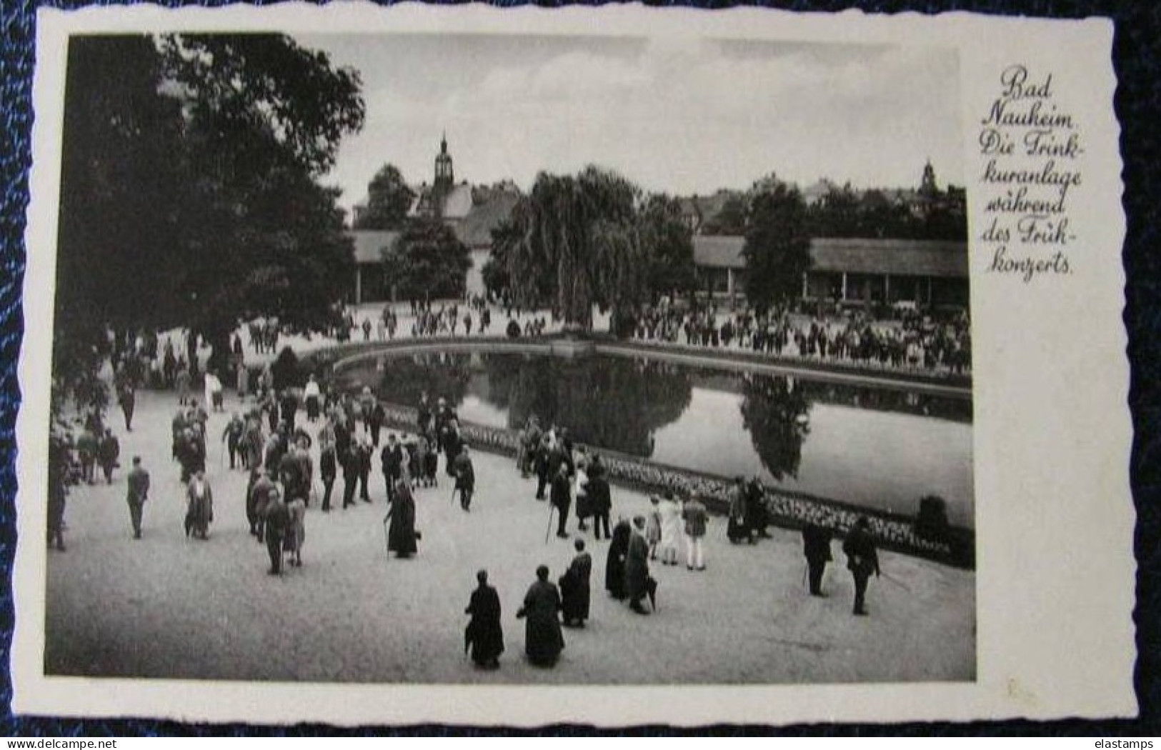 == Bad Nauheim , Kuranlage 1936 Foto Orginal - Bad Nauheim