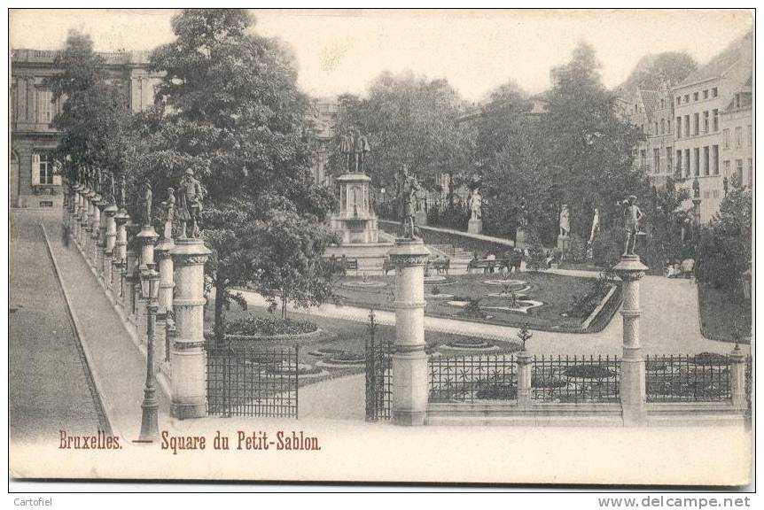 BRUXELLES-SQUARE DU PETIT-SABLON - Marktpleinen, Pleinen