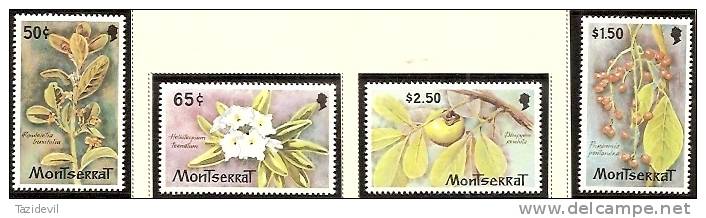 MONTSERRAT - 1982 Wildflowers. Scott 480-3. MNH ** - Montserrat