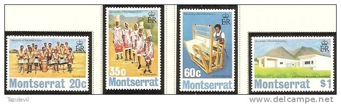 MONTSERRAT - 1974 University. Scott 302-5. Mint Lightly Hinged * - Montserrat