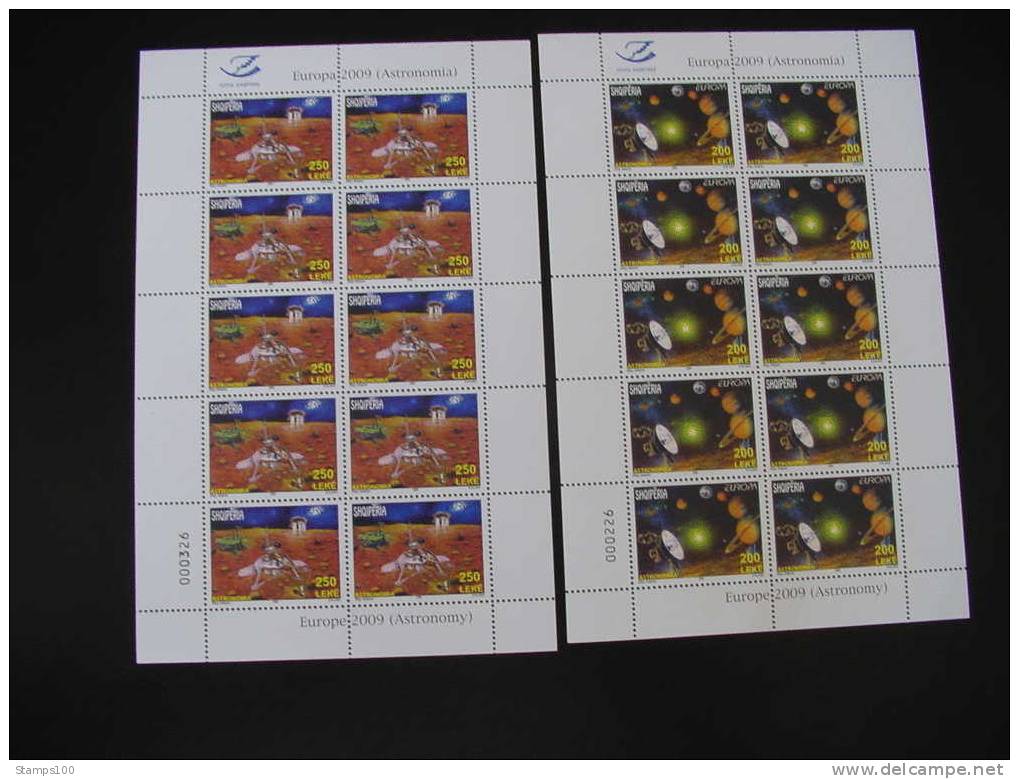 ALBANIA, ALBANIEN, ALBANIE, 2009, EUROPA CEPT SHEETLET  , MNH**, (1014000) - 2009