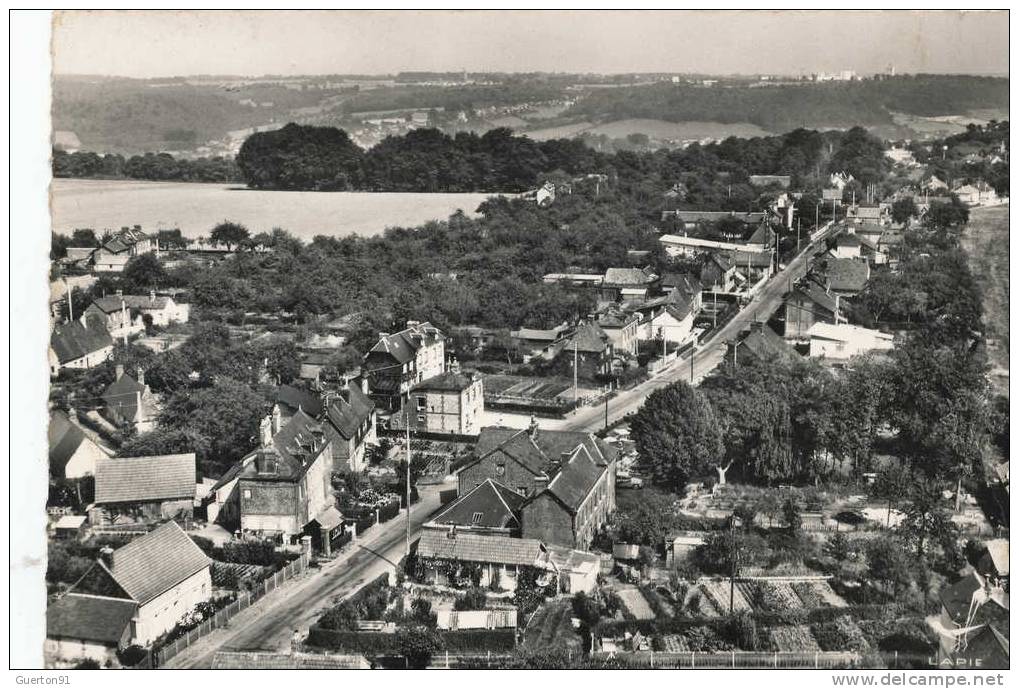 CP SM GF  (76)  MAROMME    En Avion Au-dessus De Maromme-la-maine/ Grande Rue Et Vue Générale - Maromme