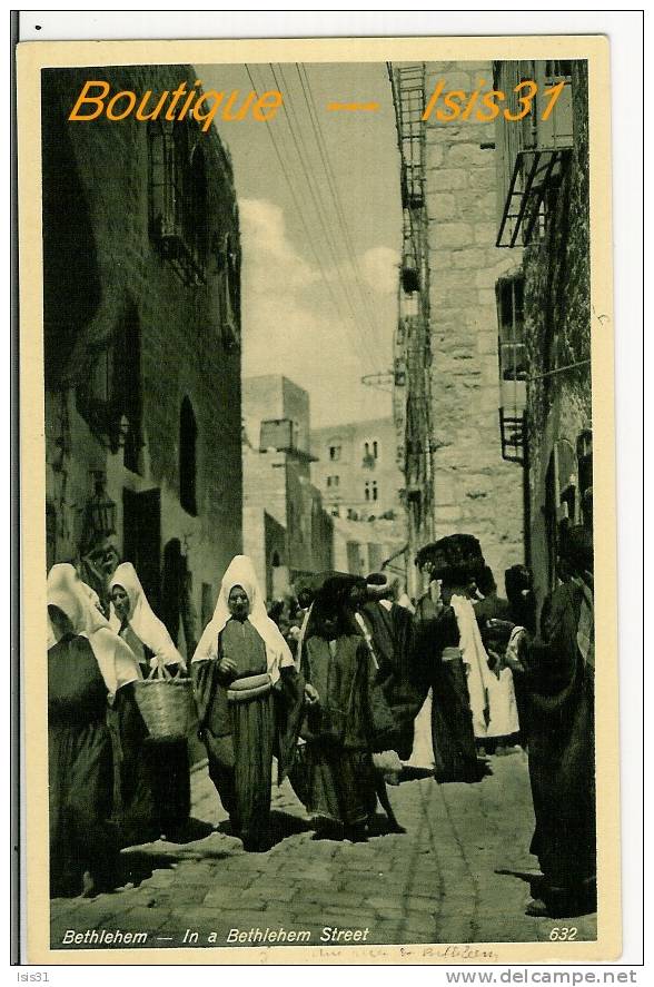 Palestine  - RF22058 - Bethlehem  -  Une Rue  - Bon  état - Palestine