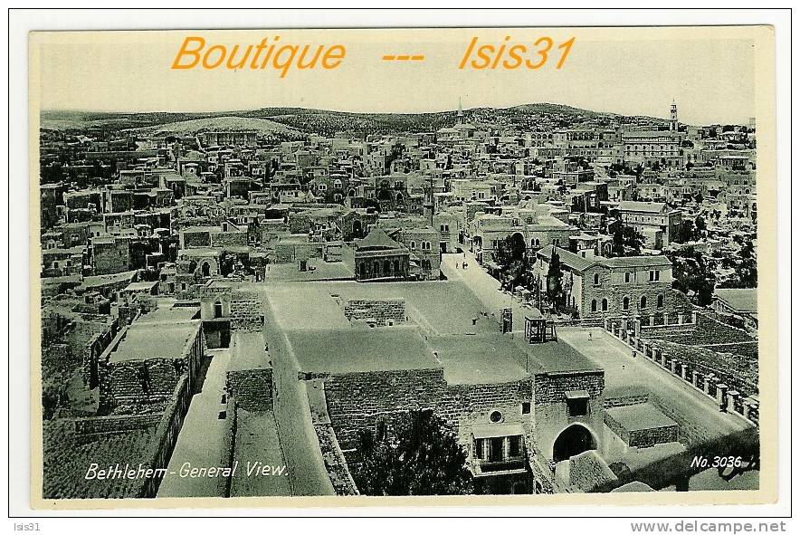 Palestine  - RF22071 - Bethlehem  - Général Ansicht  - état - Palestine