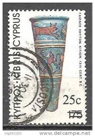 1 W Valeur Oblitérée, Used - CHYPRE - CYPRUS * 1983 - YT 592 - N° 1286-4 - Used Stamps