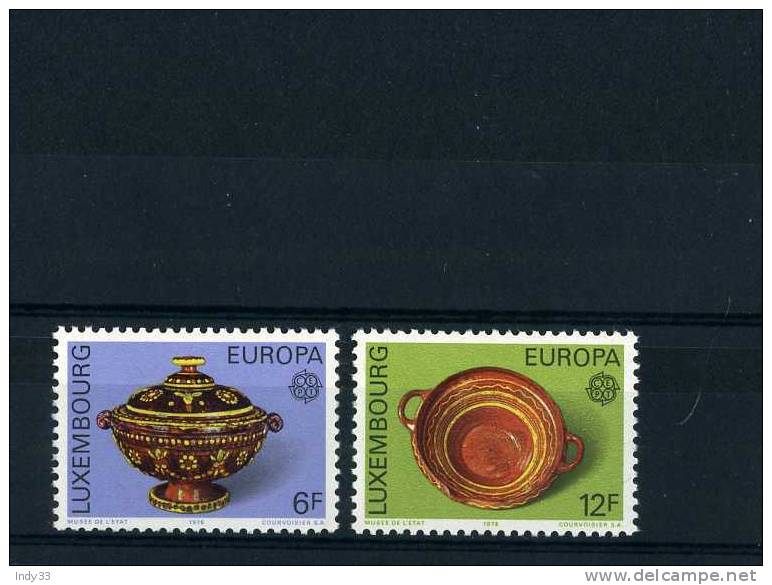 - LUXEMBOURG . TIMBRES EUROPA 1976 . NEUFS SANS CHARNIERE - 1976