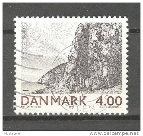 Denmark 2002 Mi. 1306   4.00 Kr Landschaften Landscapes Jons Kapelle Insel Bornholm - Used Stamps