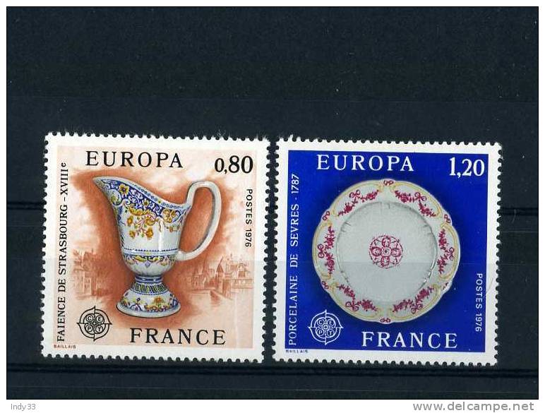 - FRANCE  . TIMBRES EUROPA 1976 . NEUFS SANS CHARNIERE - 1976