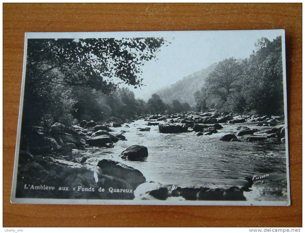 L'Amblève Aux " Fonds De Quareux / Anno 1932 ( Zie Foto Details ) !! - Aywaille