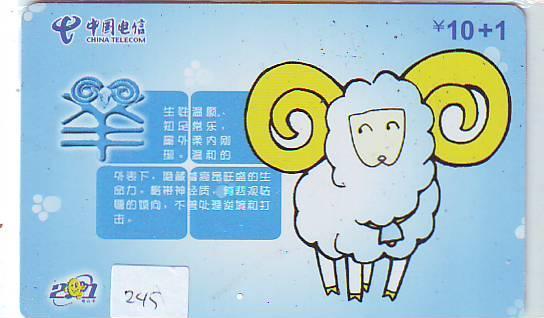 TELEFONKARTE STERNZEICHEN SCHAF * Télécarte  ZODIAQUE  MOUTON (245) SHEEP SCHAAP  GOAT STEENBOK HOROSCOPE * Phonecard - Zodiaco