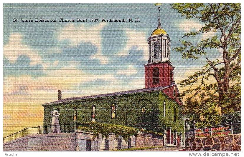 Portsmouth New Hampshire - St. John's Episcopal Church - Église - Neuve - Other & Unclassified