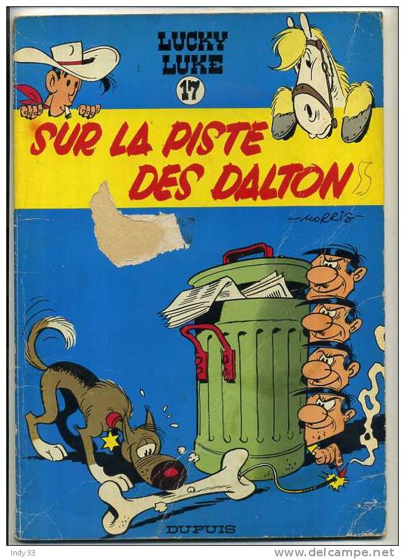 - BD . LUCKY LUKE . 17 . SUR LA PISTE DES DALTON . DUPUIS 1969 ? - Lucky Luke