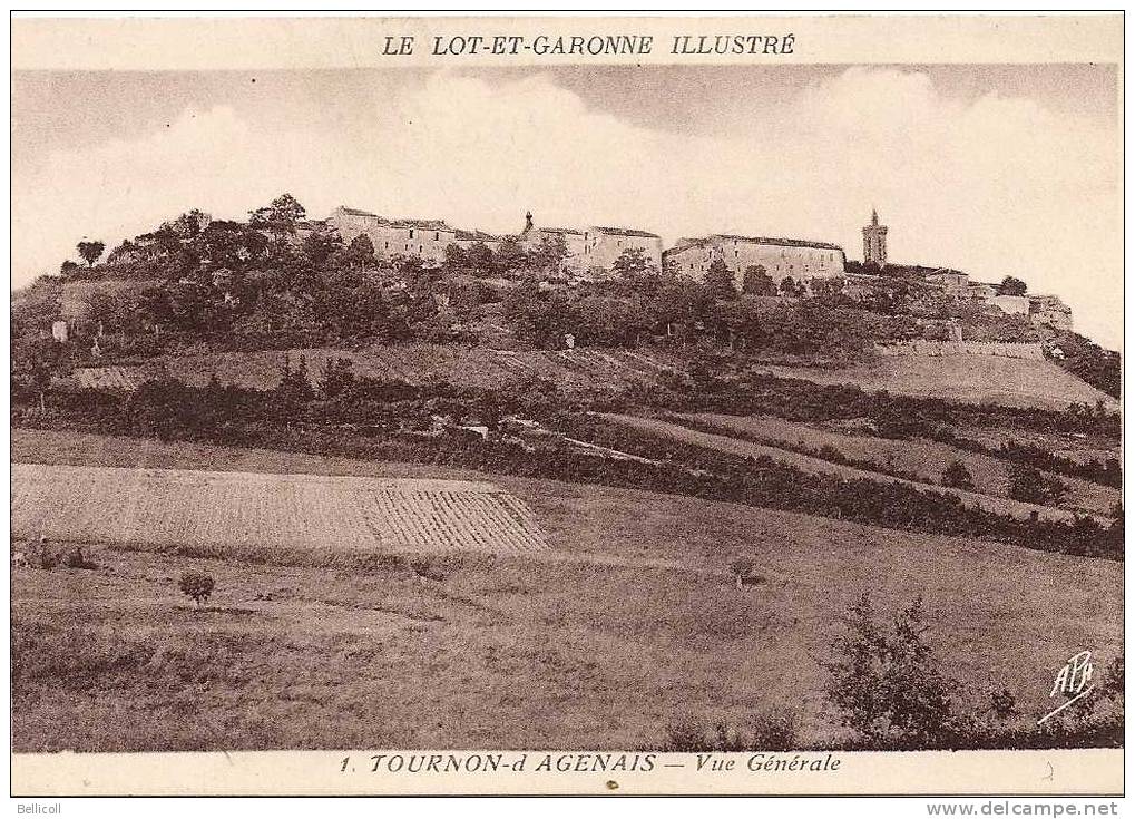 1   TOURNON D'AGENAIS  -  Vue Générale - Tournon D'Agenais