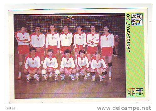 Svijet Sporta Cards - OK Vojvodina  213 - Voleibol