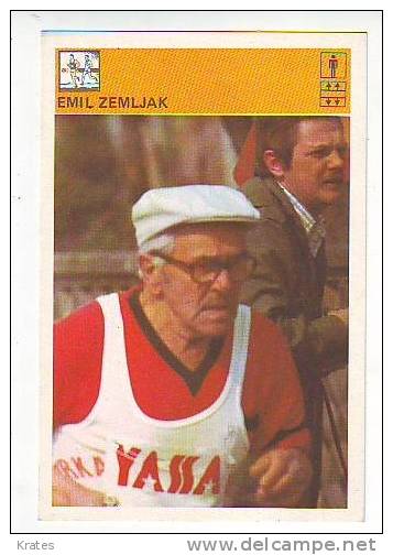 Svijet Sporta Cards - Emil Zemljak  260 - Athlétisme